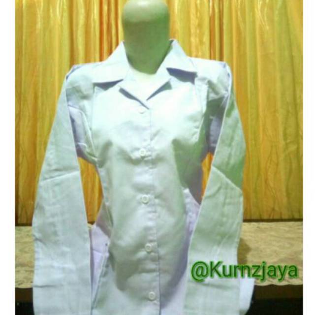 Baju Dinas Putih wanita Baju Putih PNS/ASN, Guru, PPL, PDH, Perawat, Bidan,seragam PPL , baju putih 