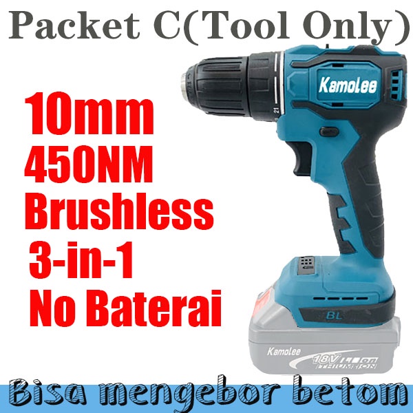Milota.Co [300 Ribuan Cuci Gudang] [ + Spot ]Kamolee Ddf485 Bor Listrik Torsi Maksimum 450N.M