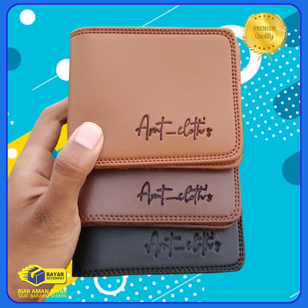 7.7 MIDYEAR SALE! Dompet Pria amt pendek Bahan sintetik distro