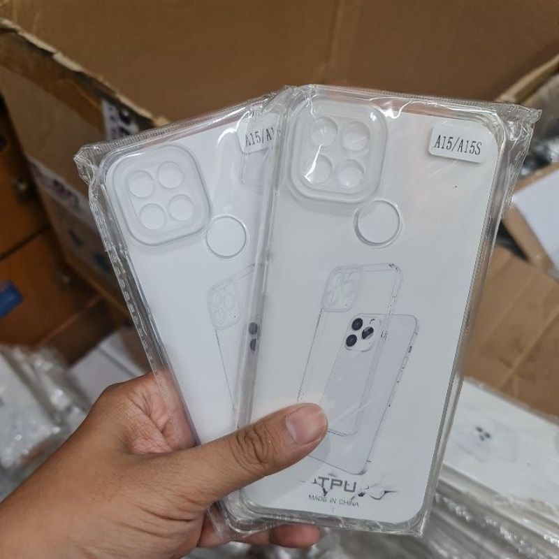 OPPO A17 A17K A3S A15 A15S A95 A16 A54 A74 4G A9 2020 A5 2020 CASE HD BENING BIG PROTECT CAMERA CLEAR TRANSPARAN SOFTCASE TEBAL 1.7mm SILIKON KARET PROTECT CAMERA COVER PELINDUNG KAMERA