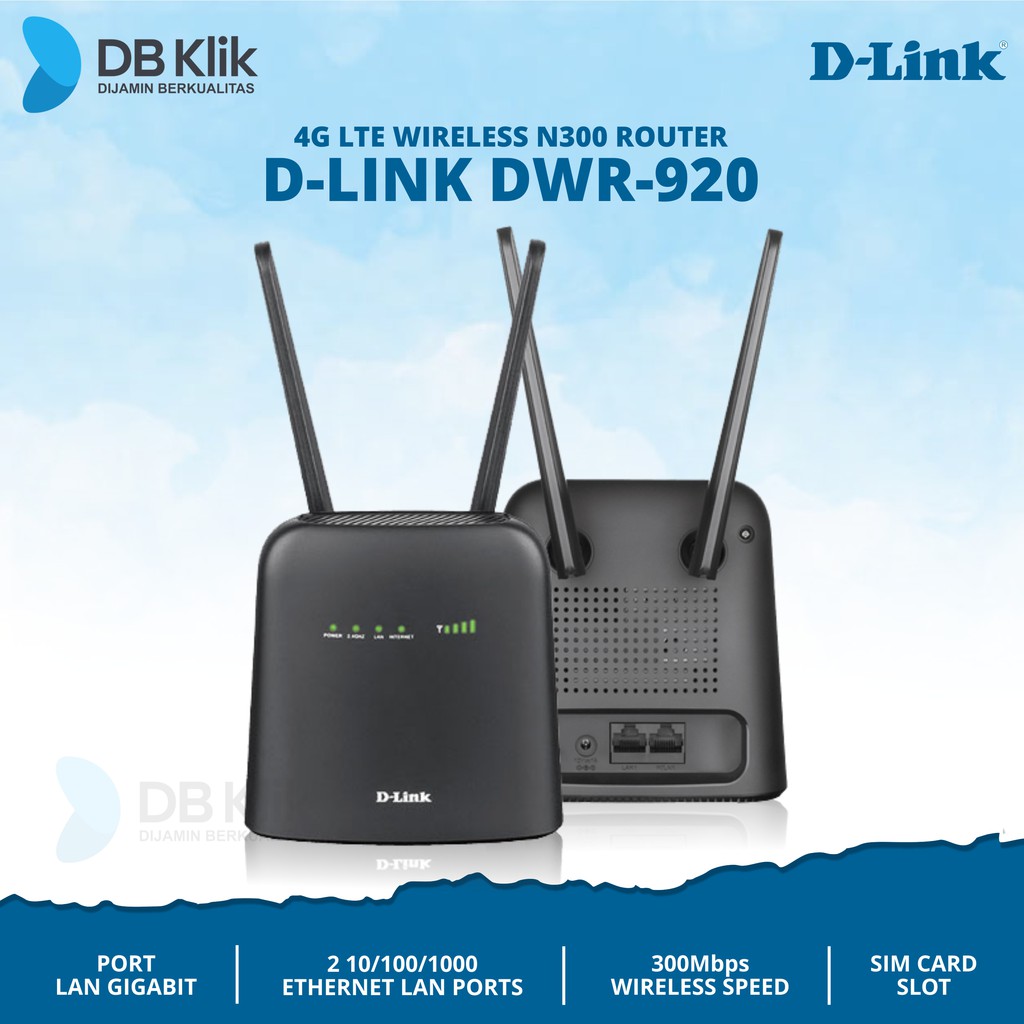 Router Wireless D-Link DWR-920 Modem 4G LTE