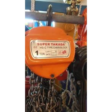 Chain Block SUPER TAKADA 1 Ton × 3 Meter - Chain Block Takel