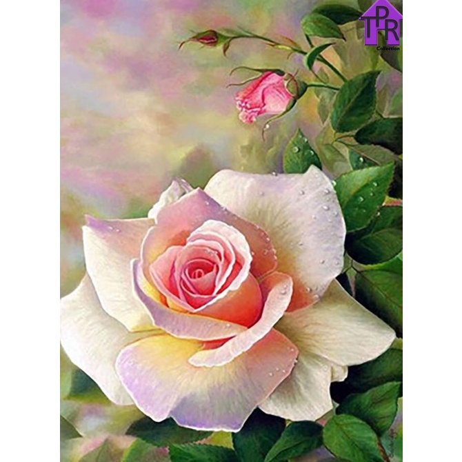 

Diy - Set Melukis / Paint By Number Kit - Flower 40X50Cm. Part-12