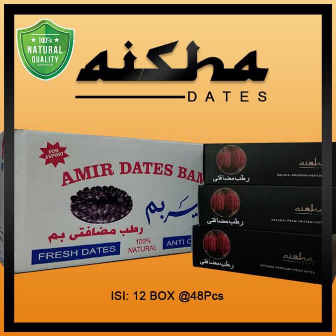 

Produk Unggulan Kurma Ruthab Terlaris/Kurma Anggur Kualitas Premium/Kurma Aisha Dates