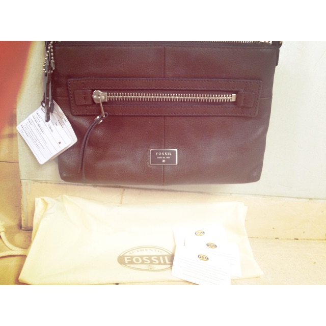 TAS FOSSIL DAWSON ESPRESSO SLING BAG ORIGINAL