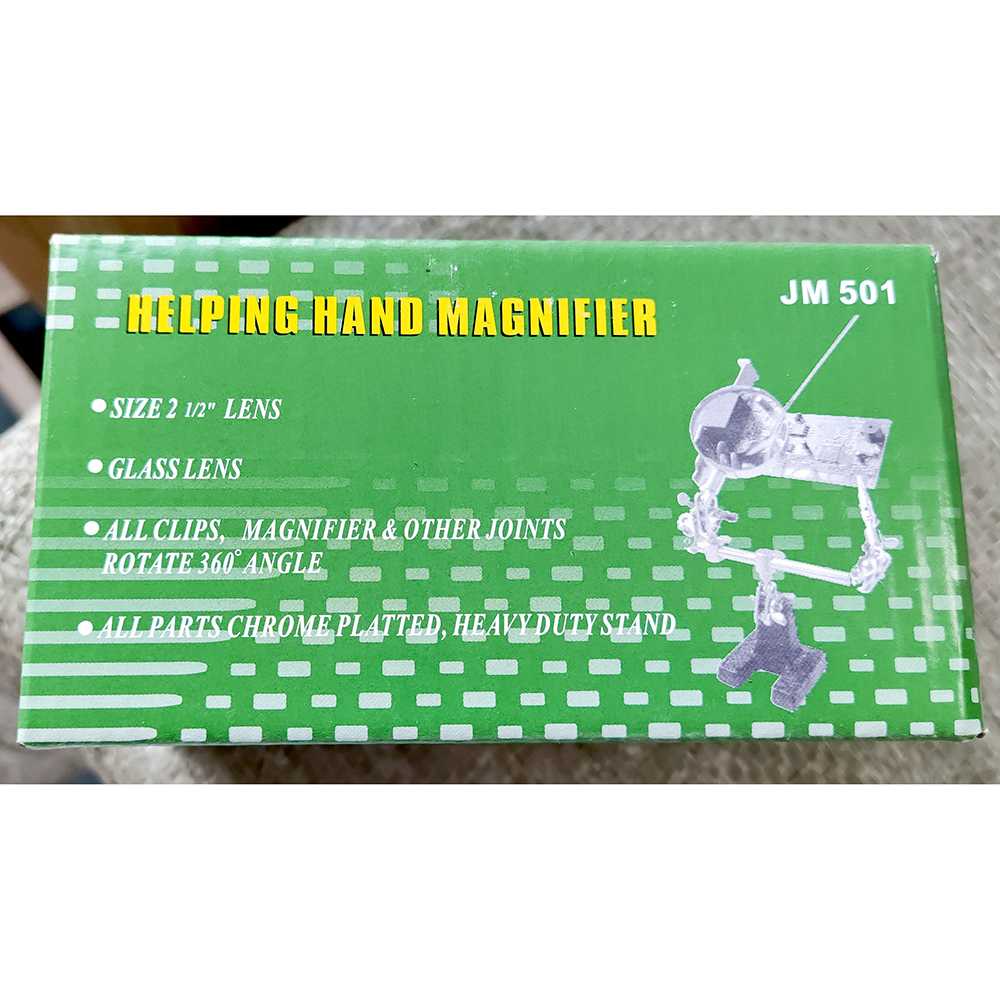 Alat Pegangan Solder Hand Tool Kaca Pembesar dengan Penjepit PCB / Alat Penjepit Dengan Dudukan Solder Dan Kaca Pembesar / Pegangan Solder Stand Penjepit Untuk Reparasi / Kaca Pembesar dan Penjepit / Alat Pegangan Solder Kaca Pembesar LED Murah Original