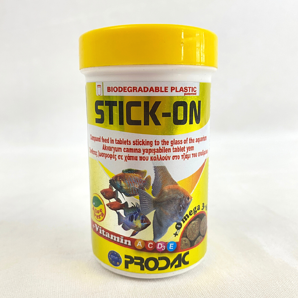 

PRODAC Makanan Ikan Hias STICK ON 60g
