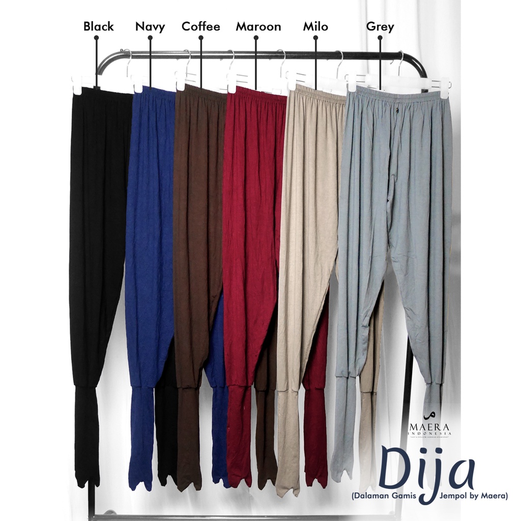 Legging Wudhu Jumbo jempol Premium Wanita Dewasa Muslimah By Maera