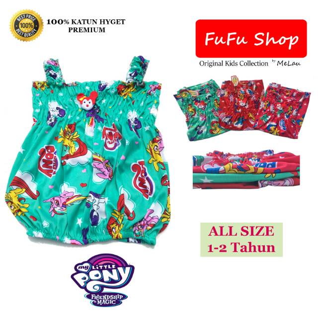 Baju bayi kartun lucu/baju lol/daster anak perempuan/baju anak perempuan