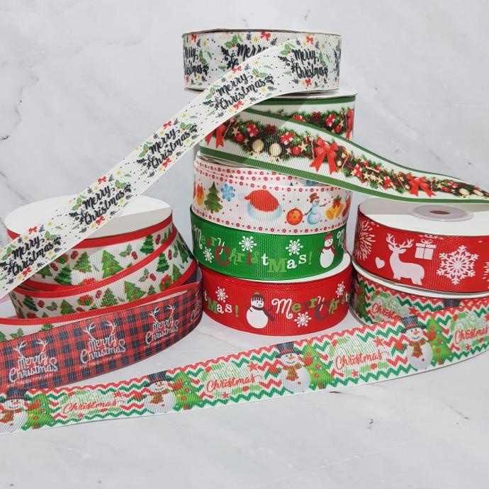 

Premium Product!!! Ribbon Tali Pita Natal Kotak Parcel Natal Christmas Hampers - Paling Dicari