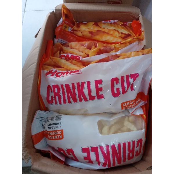

Home French Fries Kentang Crinkle Cut 1Kg