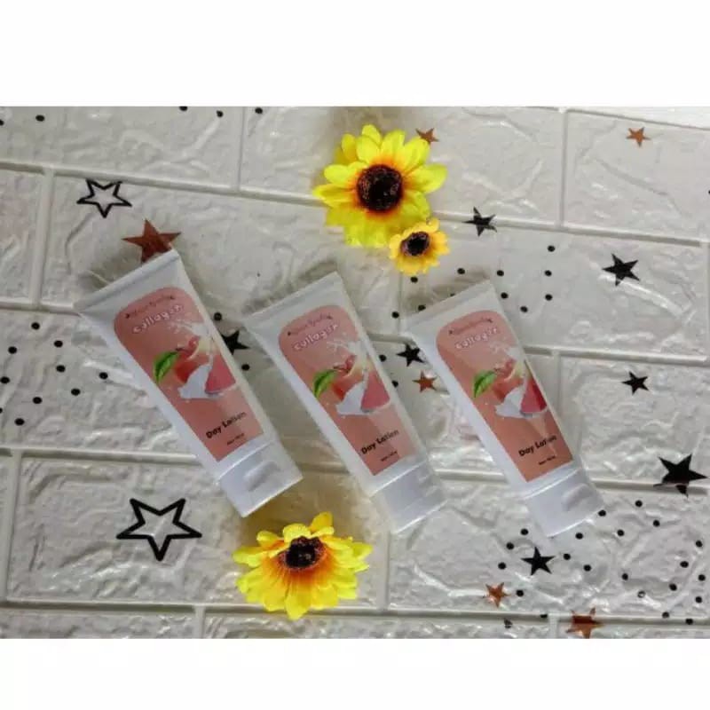 HAND BODY DAY LOTION COLLAGEN ALURIN BEAUTY PENCERAH BADAN MENGANDUNG COLAGEN