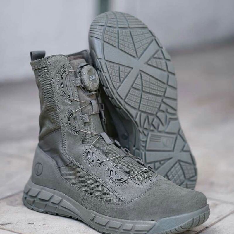 Sepatu PDL TNI POLRI Boa Parabellum Xtrack Tundra Grey Original