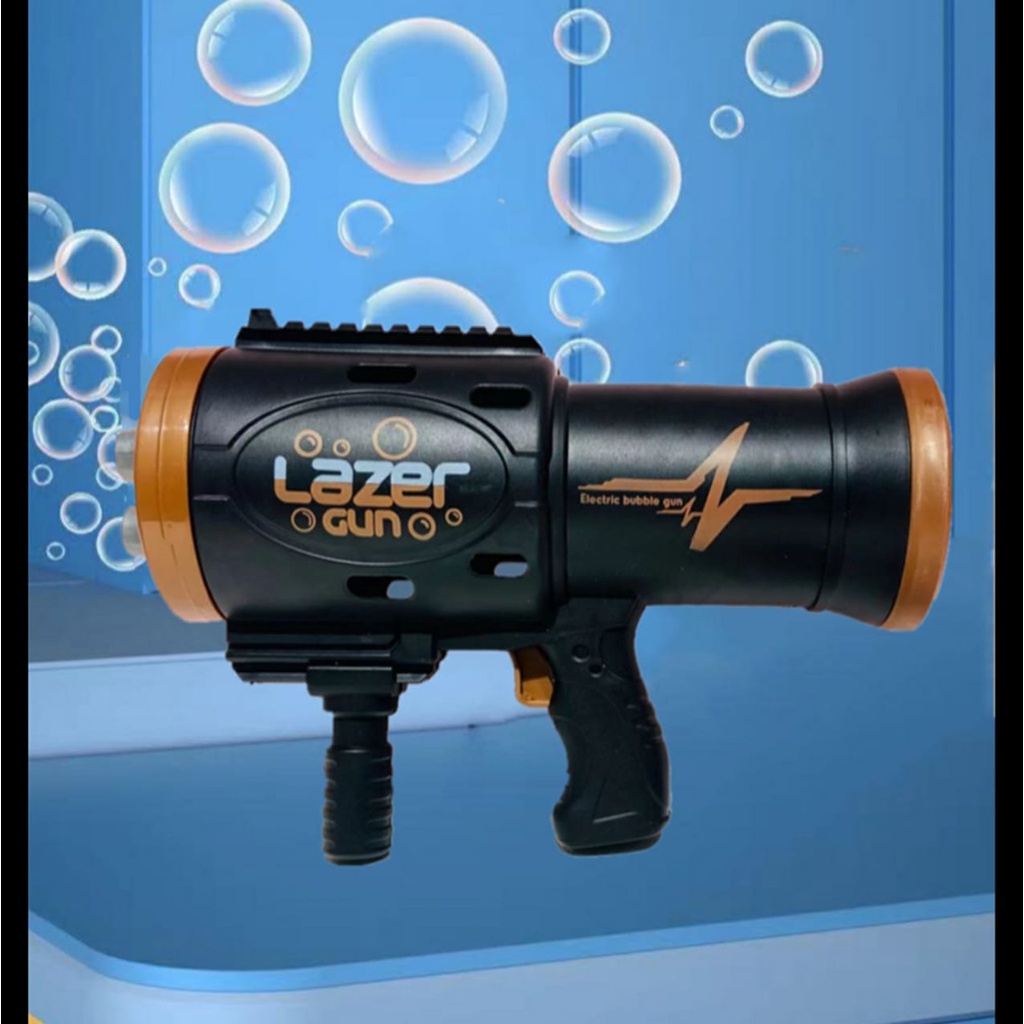 [tma]Laser Bubble Gun 2 in 1 / Mainan Anak Tembak Gelembung 2 in 1 / Mainan Anak Tembak Busa Gelembung