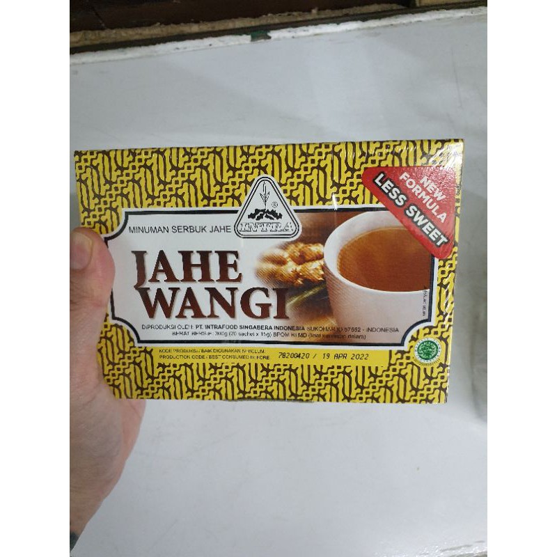 

Jahe wangi minuman sachet 300gr 20sachet