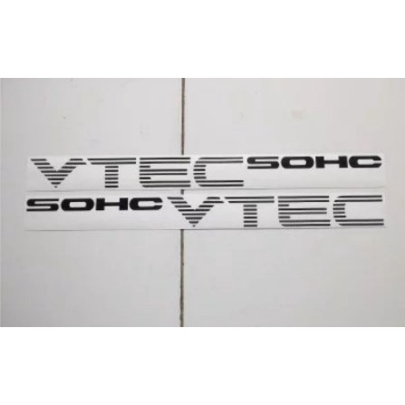 Cutting Sticker Stiker Mobil Sohc Vtec