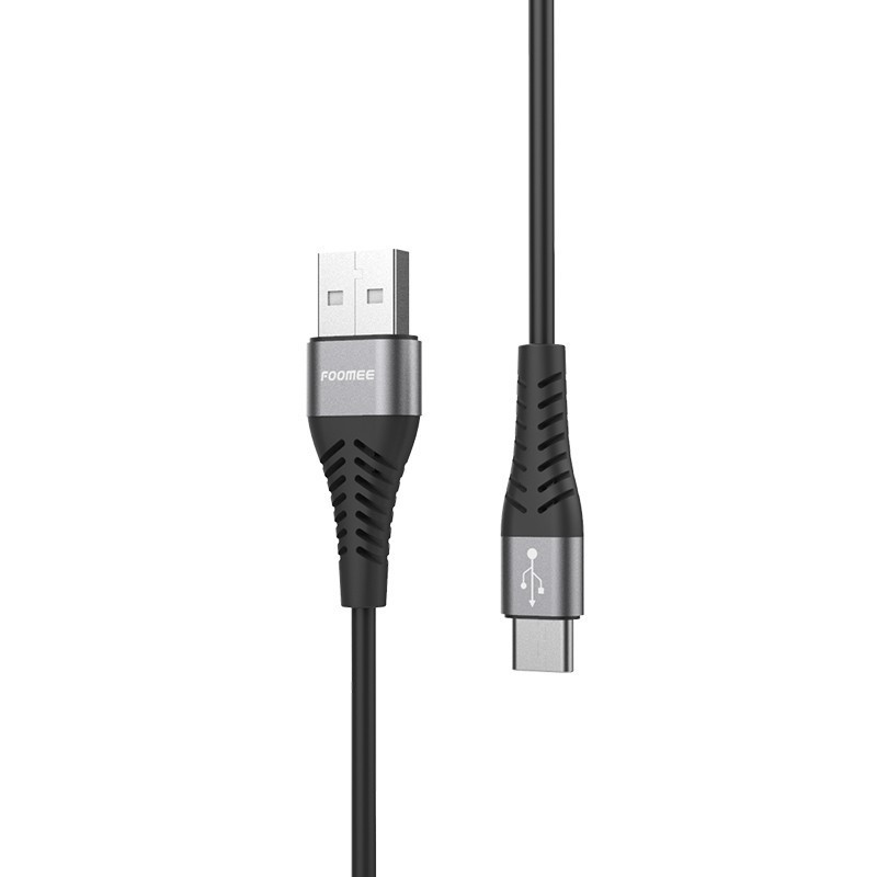 Kabel Type C FOOMEE DQ10 Kabel Data Type C Fast Charging 100CM