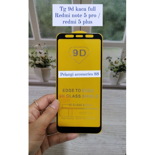 TEMPERED GLASS REDMI NOTE 5 / NOTE 5 PRO / 5 PLUSANTIGORES FULL LEM FULL COVER 9D ANTI GORES KACA