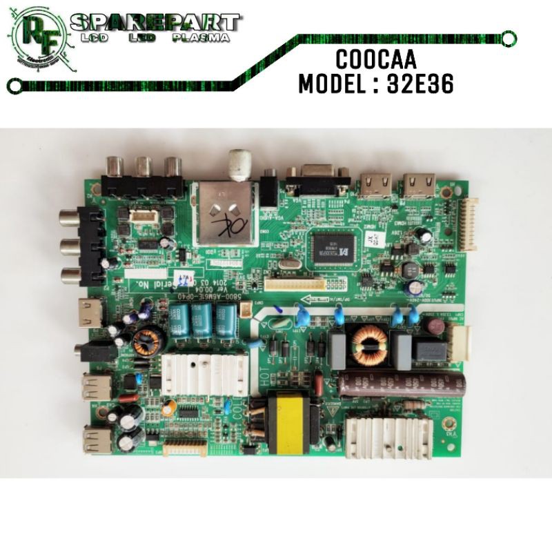 MB MOBO MAINBOARD MOTHERBOARD MESIN TV LED COOCAA 32E36