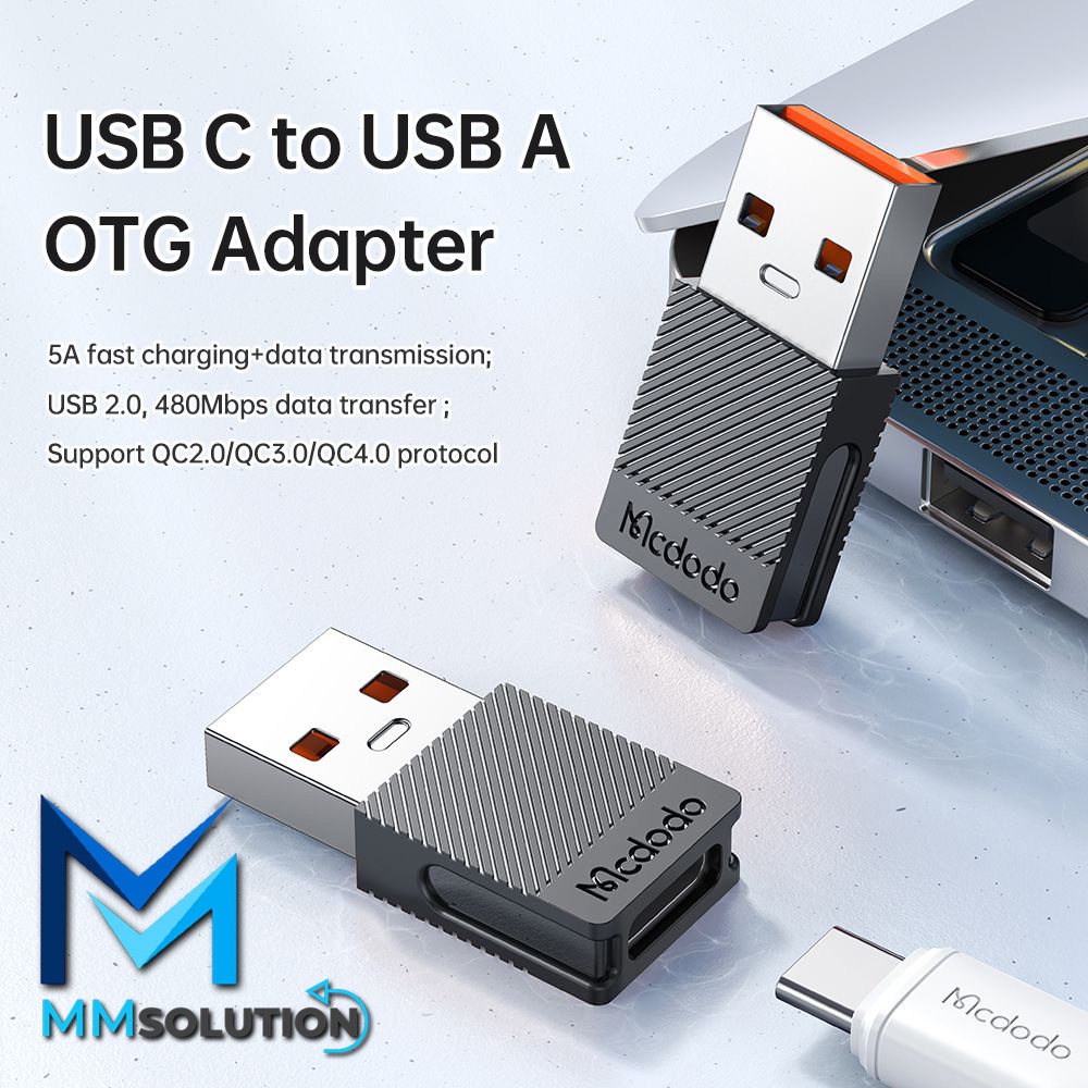 MCDODO OT-6970 Converter Charger OTG Type C To Usb Charging Audio Call