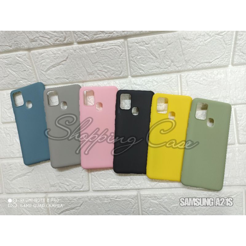 SAMSUNG A21S SIX CANDY CASE PREMIUM SOFTCASE WARNA POLOS