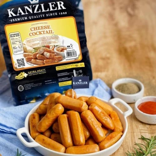 

Kanzler Sosis Cheese Cocktail 500gr