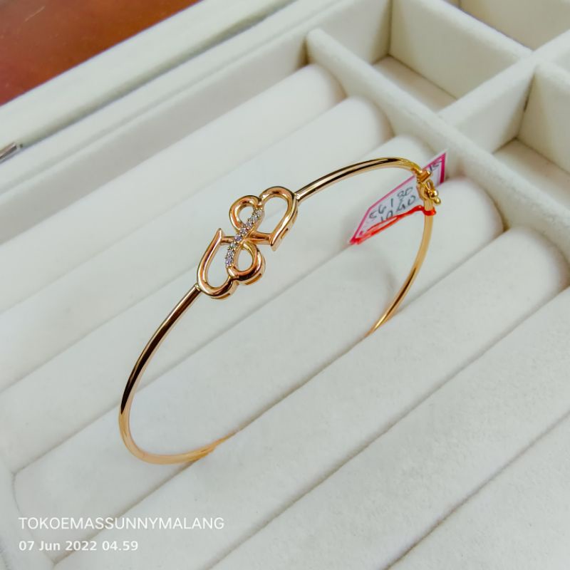 Gelang oval emas 300%/6k