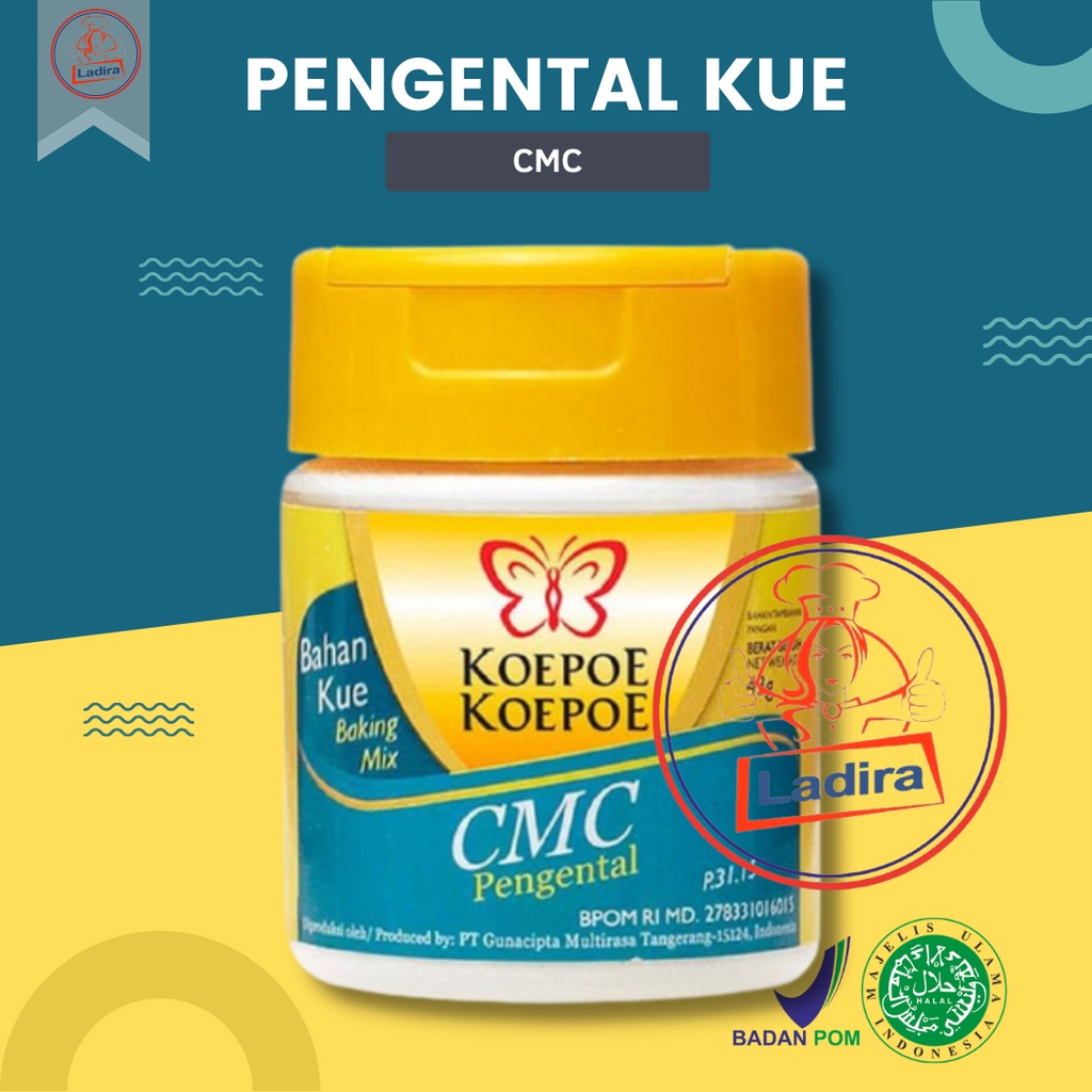 

KOEPOE CMC 43 GR paket es cream pelembut kue cmc pengental halal BPOM 43gr