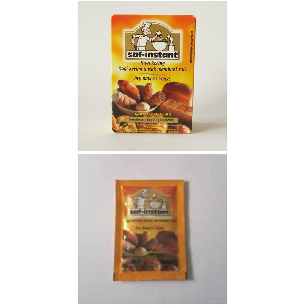 

ragi saf instant / pengembang adonan roti / ragi roti / sashet FREE ONGKIR Kode 864