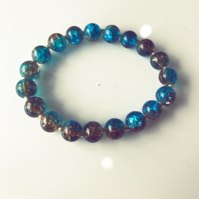 Gelang Perhiasan Aksesoris Wanita Berkualitas DB04 Blue Coffee