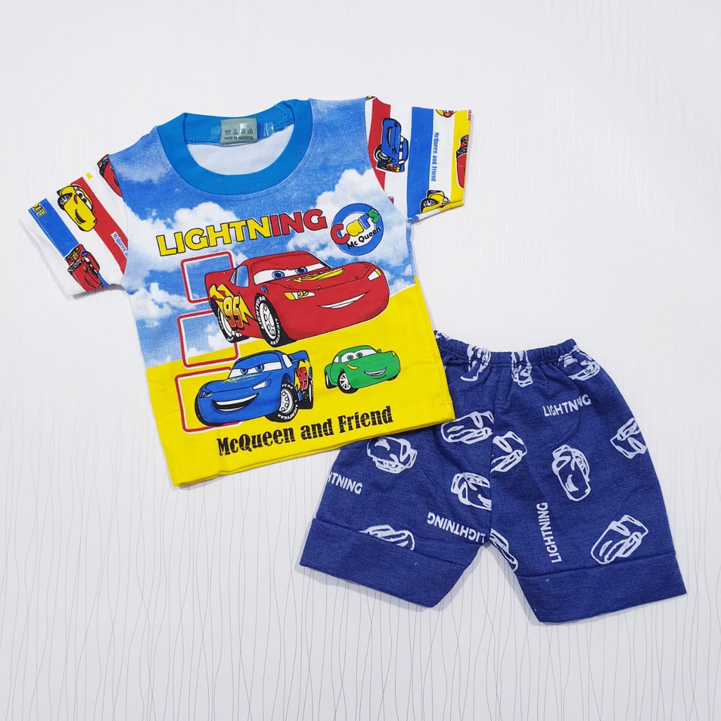 Baju Bayi / Piyama anak laki / Setelan Oblong Anak 0-12 Bulan / Setelan Anak Katun