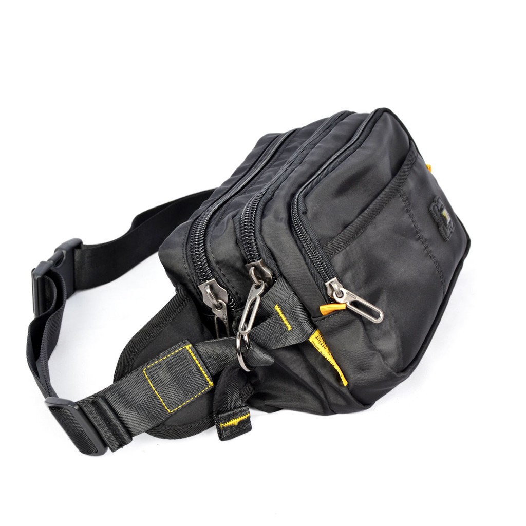 Tas Pria Terbaik / Terlaris / Tas Pinggang Pria/ Waistbag Unisex Polos 7163