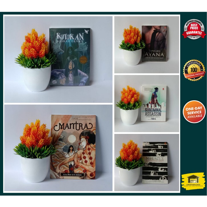 PAKET 5 BUKU Novel Horor Kutukan Naskah Drama - Fantasteen Deluxe