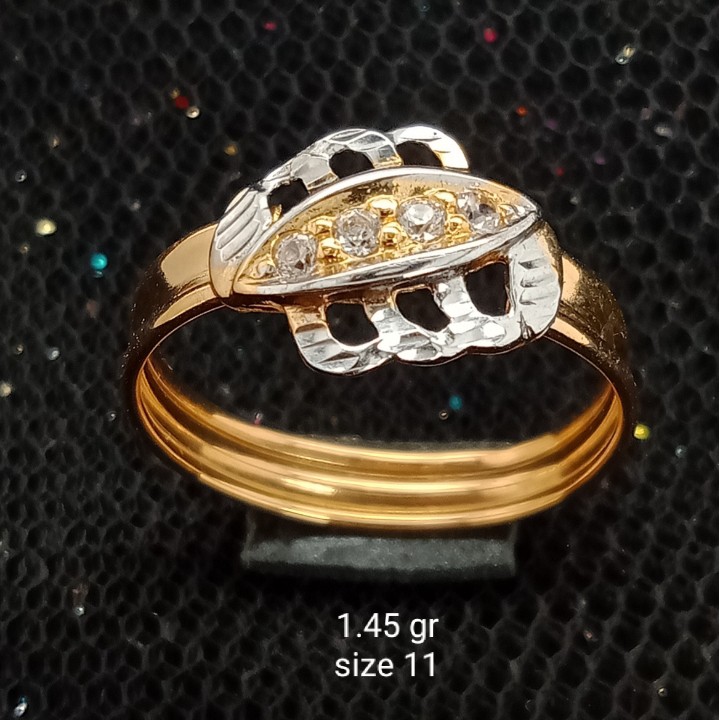 Cincin Emas 17K - 1.45 gr Kadar 750 - 1184