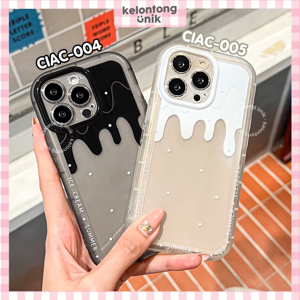 (Seri 2) For iPhone - Melting Ice Cream Shock Proof Case