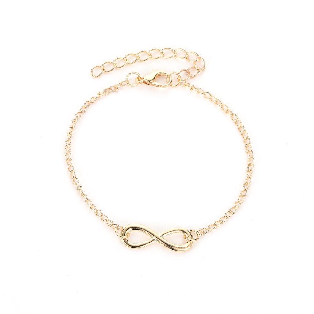 Simple Figure 8 Shaped Bracelet Personality Digital Wild Bracelet