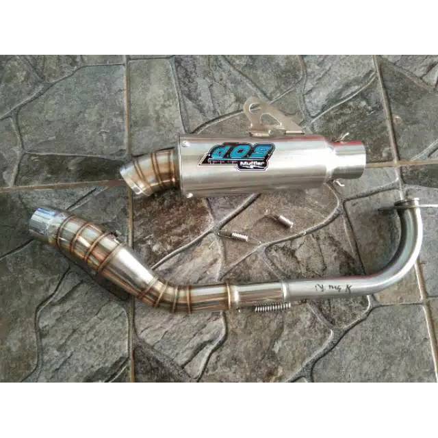 Knalpot DOS PNP all motor bebek Vega Jupiter z Supra kharisma Supra shogun C70 dll