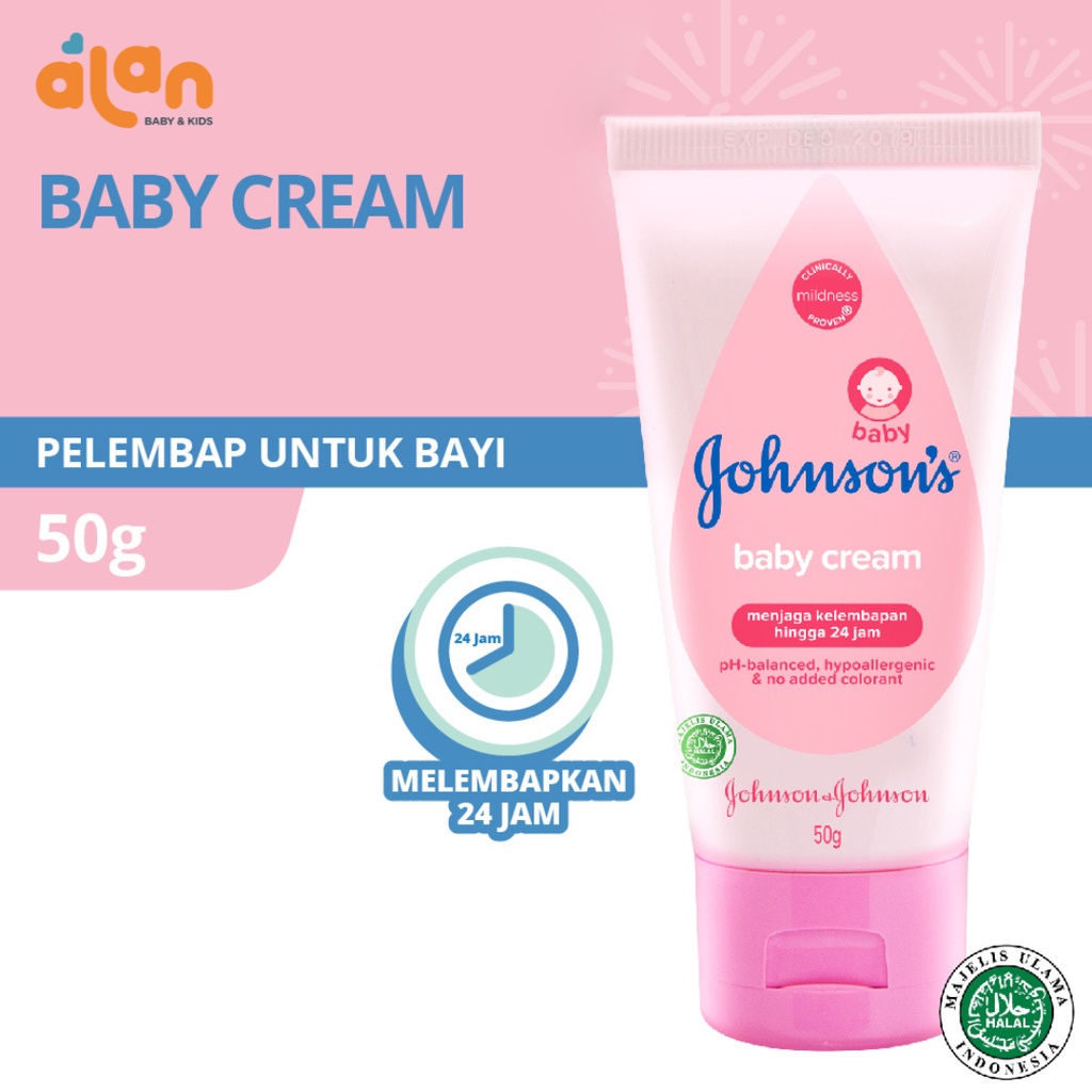 Johnson's Baby Cream 50gr dan 100gr