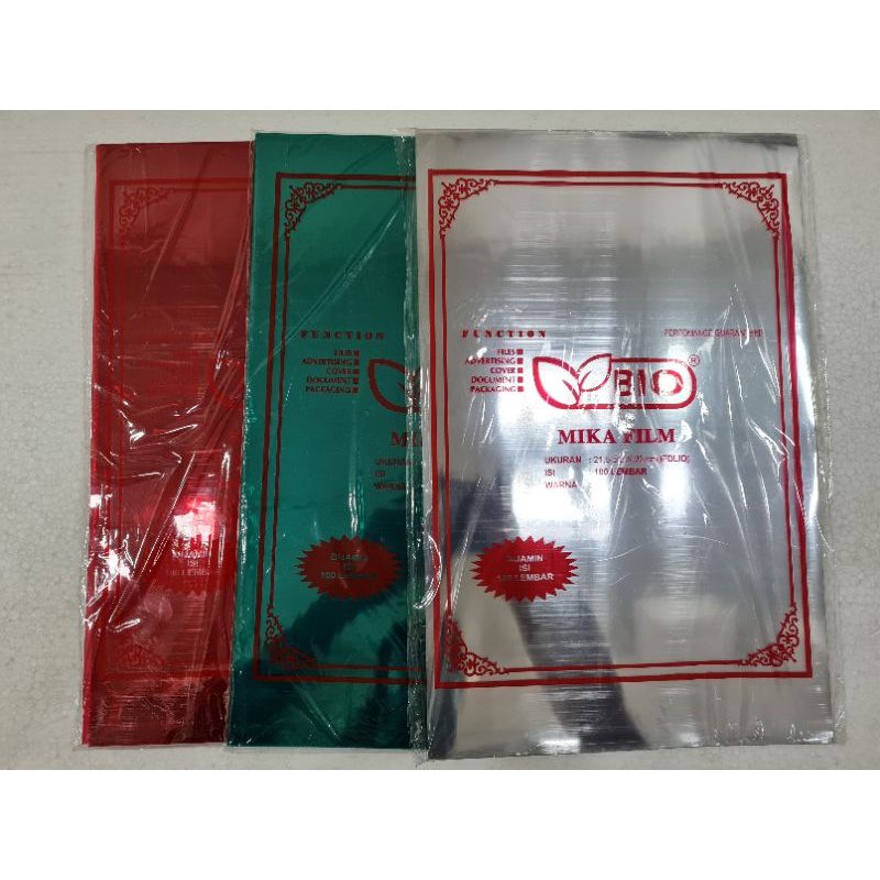 

Plastik Mika Jilid 100 Lembar F4