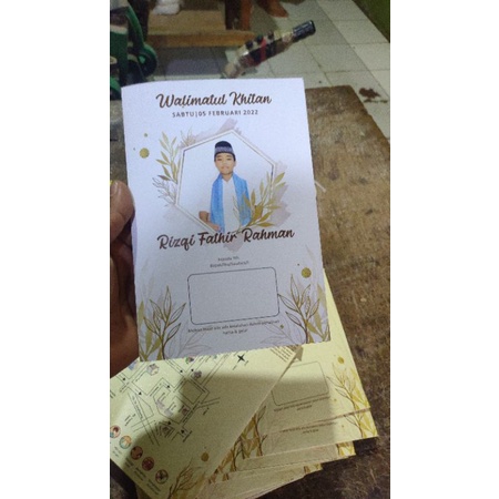 

Undangan Sunatan | Khitanan murah 500PCS | FREE DESIGN
