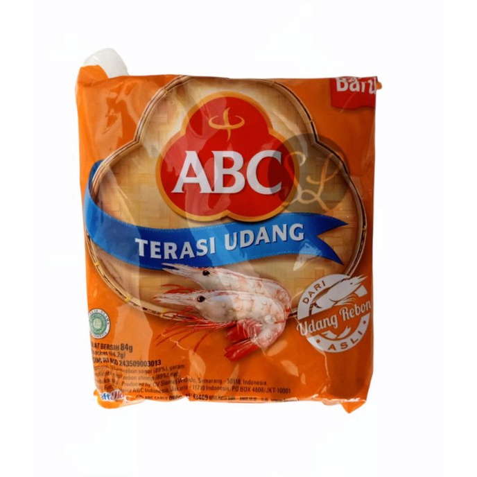 ABC Terasi Udang Sachet Terasi Udang 4,2gr Isi 20pc Sachet