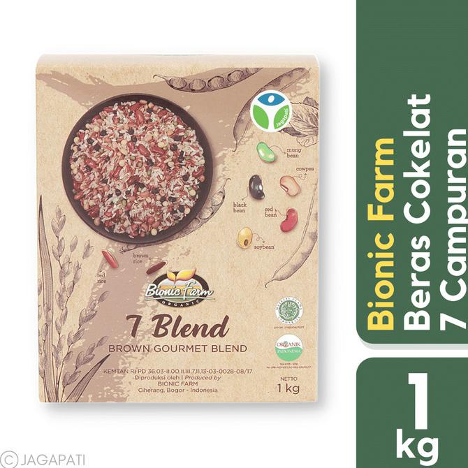 

Promo Awal tahun Bionic Farm - 7 Gourmet Blend Brown Organik 1kg - Beras Coklar Organik Diskon