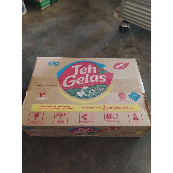 

Teh gelas cup original tea 160 ml ( isi 24 cup/dus)