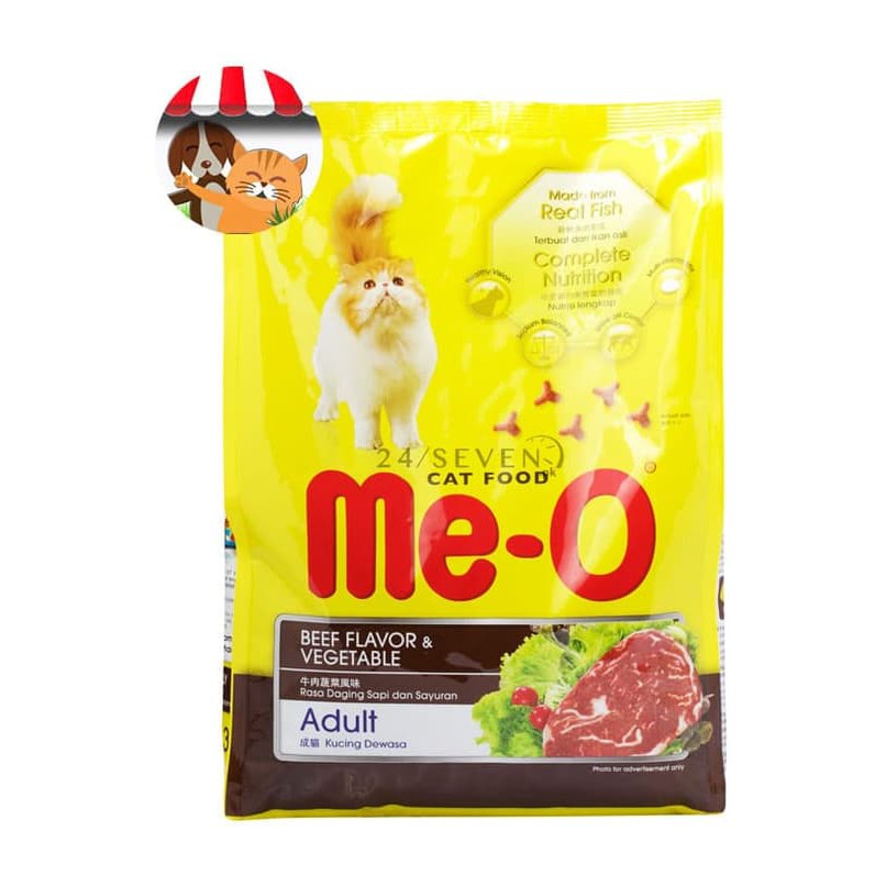 Meo Beef &amp; Vegetables 1.2kg - Makanan Kucing Me-O