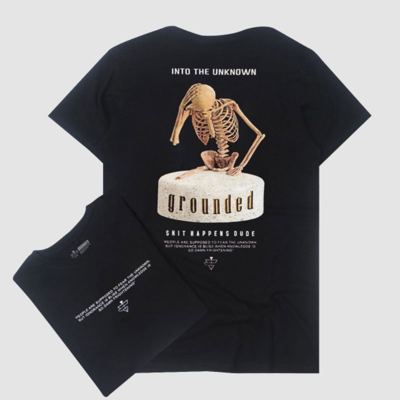 Kaos surfing & skate GROUNDED | like original | thefortunesurf