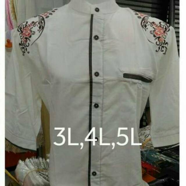 PROMO Baju koko AL Luthfi Baju koko jumbo atasan pria PROMO Baju koko AL Luthfi Baju koko jumbo atasan pria