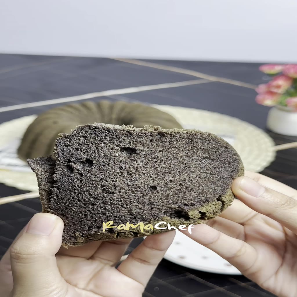 Butter Cake Ketan Hitam Gula Aren Premium FULL WIJSMAN Loyang 24 cm Gluten FREE Homemade By Ramachef