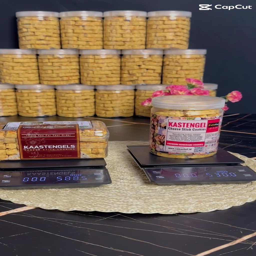 KASTENGEL Triple Cheese Edam Parmesan Cheddar Premium Wisman | Hardtop 350gr & Kemasan Jar 750ml | Spesial Kue Kering Lebaran by RaMaChef
