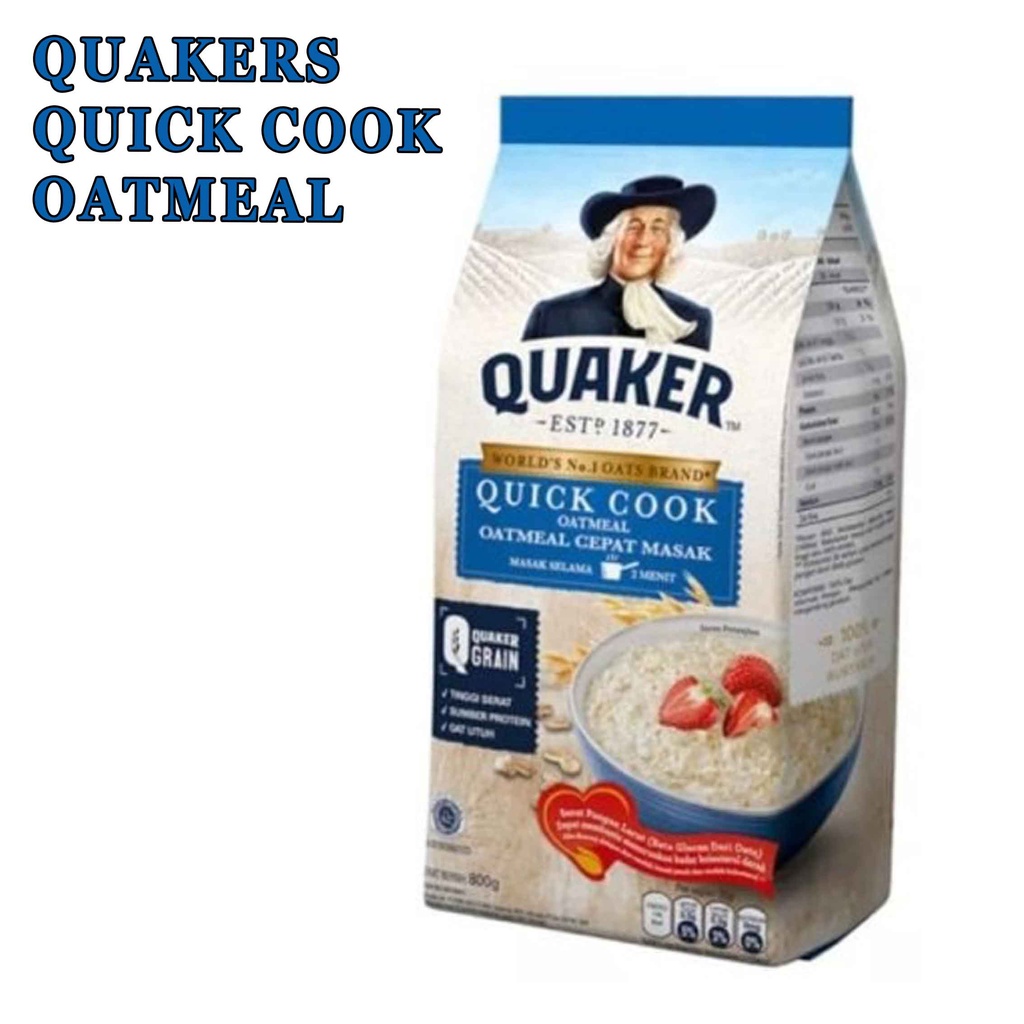 QUAKER* QUAKER OATS QUIK COOK 800g* OAT MEAL