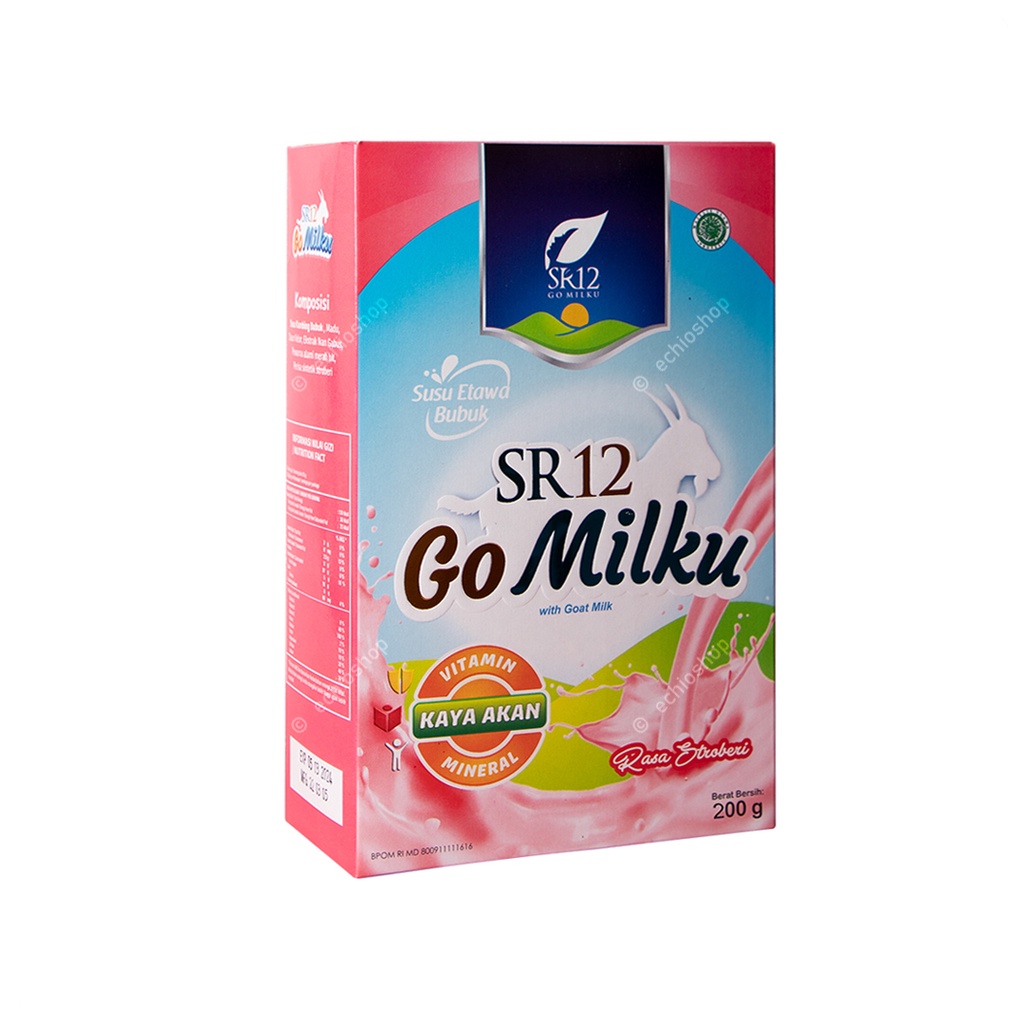 

Susu Kambing Etawa Go Milku Stroberi - SR12